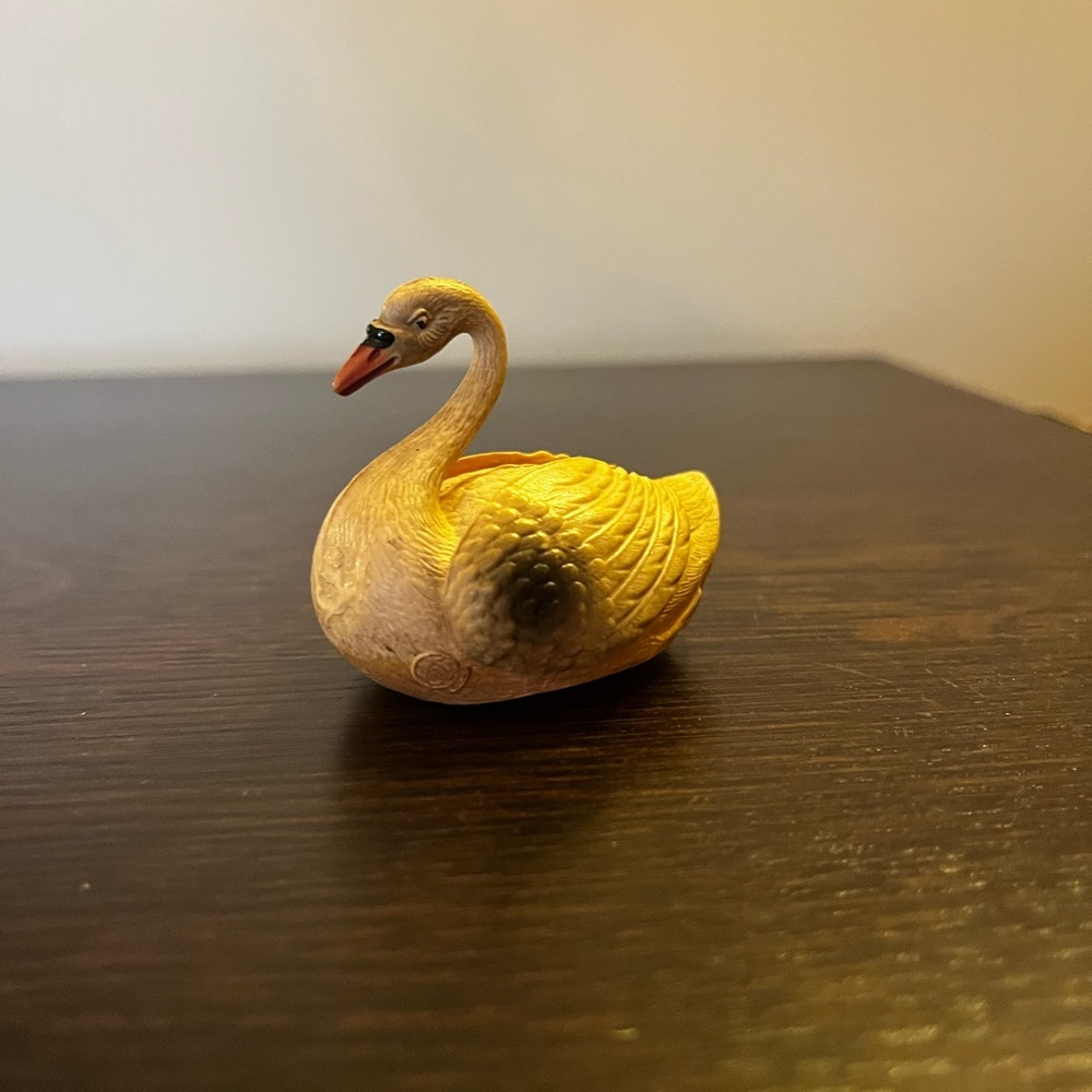 Antique Viscoloid Celluloid Swan Figure Toy Ornament - Picture 3 of 7